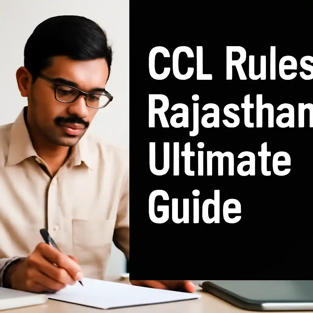 CCL Rules In Rajasthan documents checklist for application