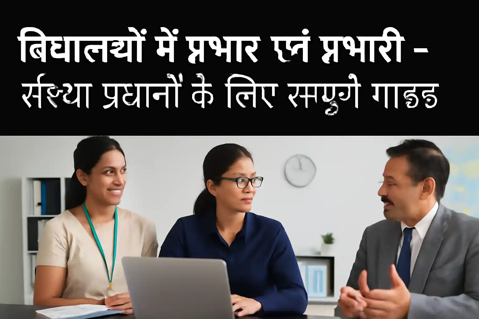 विद्यालयों में प्रभार एवं प्रभारी – संस्था प्रधानों के लिए सम्पूर्ण गाइड: स्कूल प्रशासन टीम मीटिंग