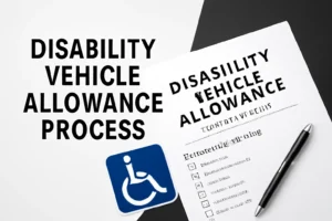 विकलांग वाहन भत्ता प्रक्रिया के लिए आवेदन फॉर्म और दस्तावेज़ों की चेकलिस्ट