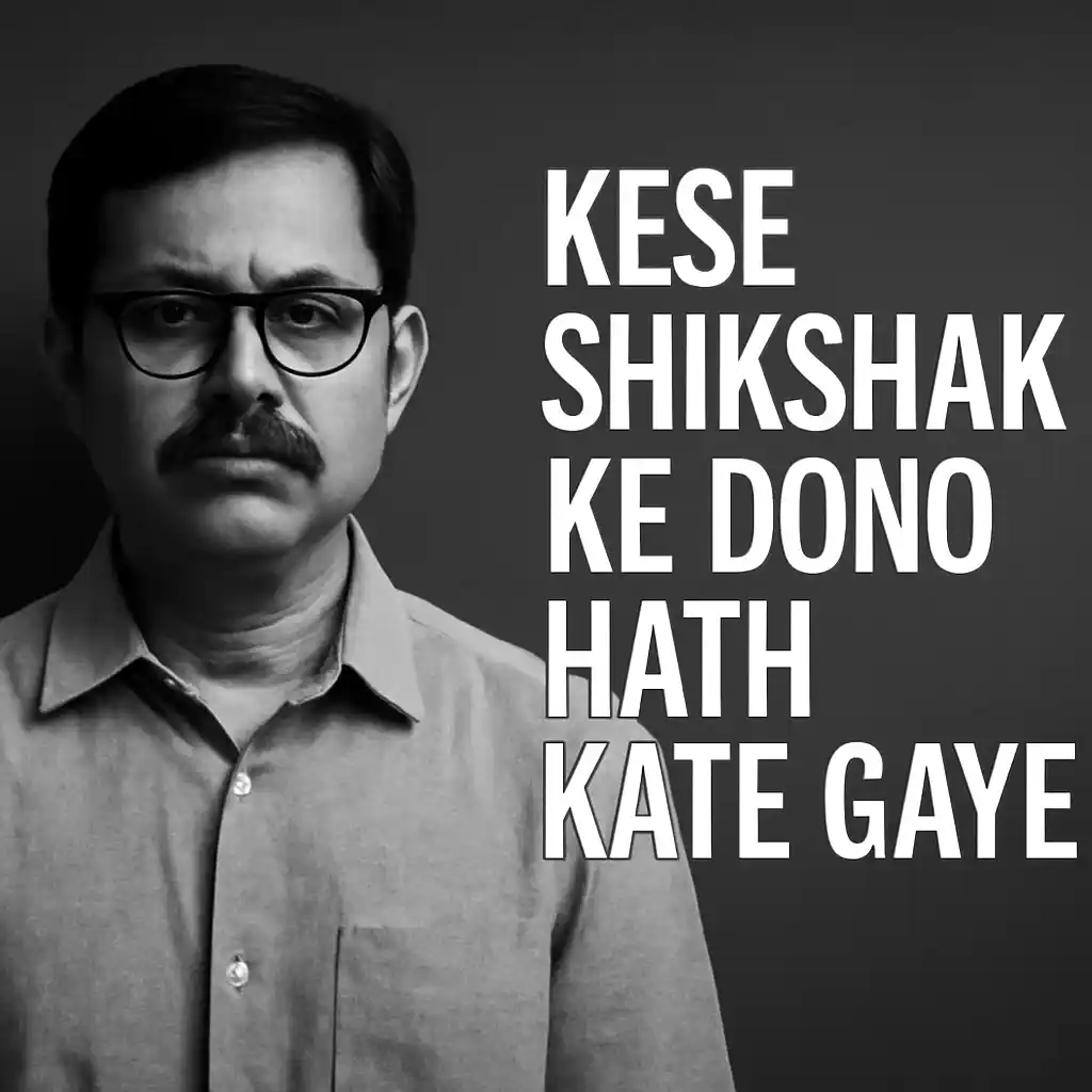 Kese Shikshak Ke Dono Hath Kate Gaye सरकारी स्कूल में सुरक्षा और गेट रजिस्टर की प्रतीकात्मक तस्वीर