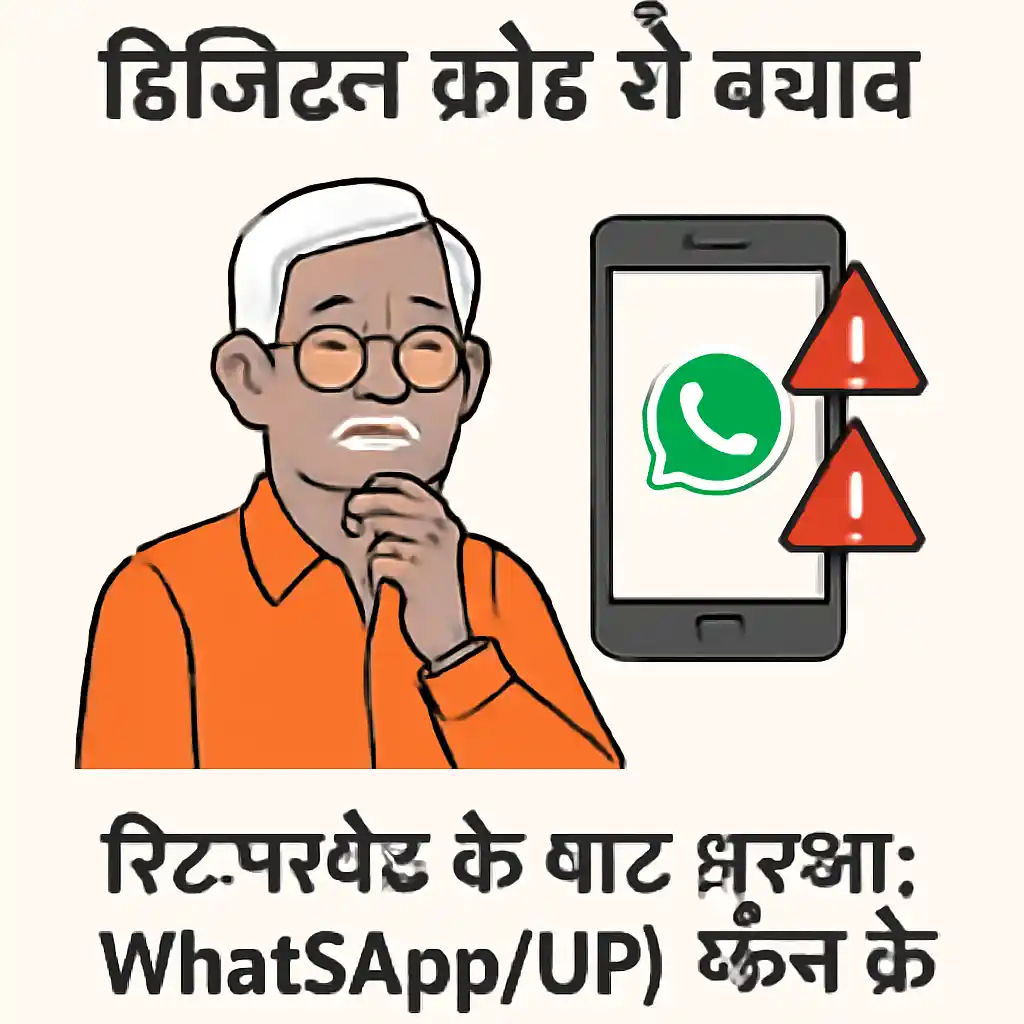 Retirement Ke Bad Kya Kare WhatsApp UPI scam se bache - senior citizen safety