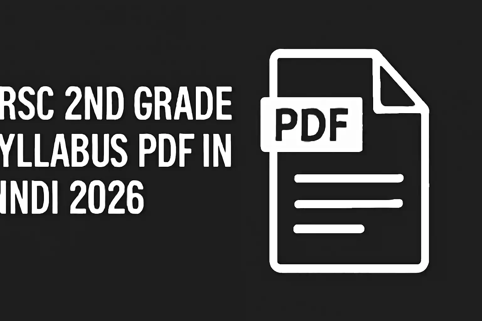 rpsc 2nd grade syllabus pdf in hindi 2026 Paper-1 सिलेबस और परीक्षा पैटर्न