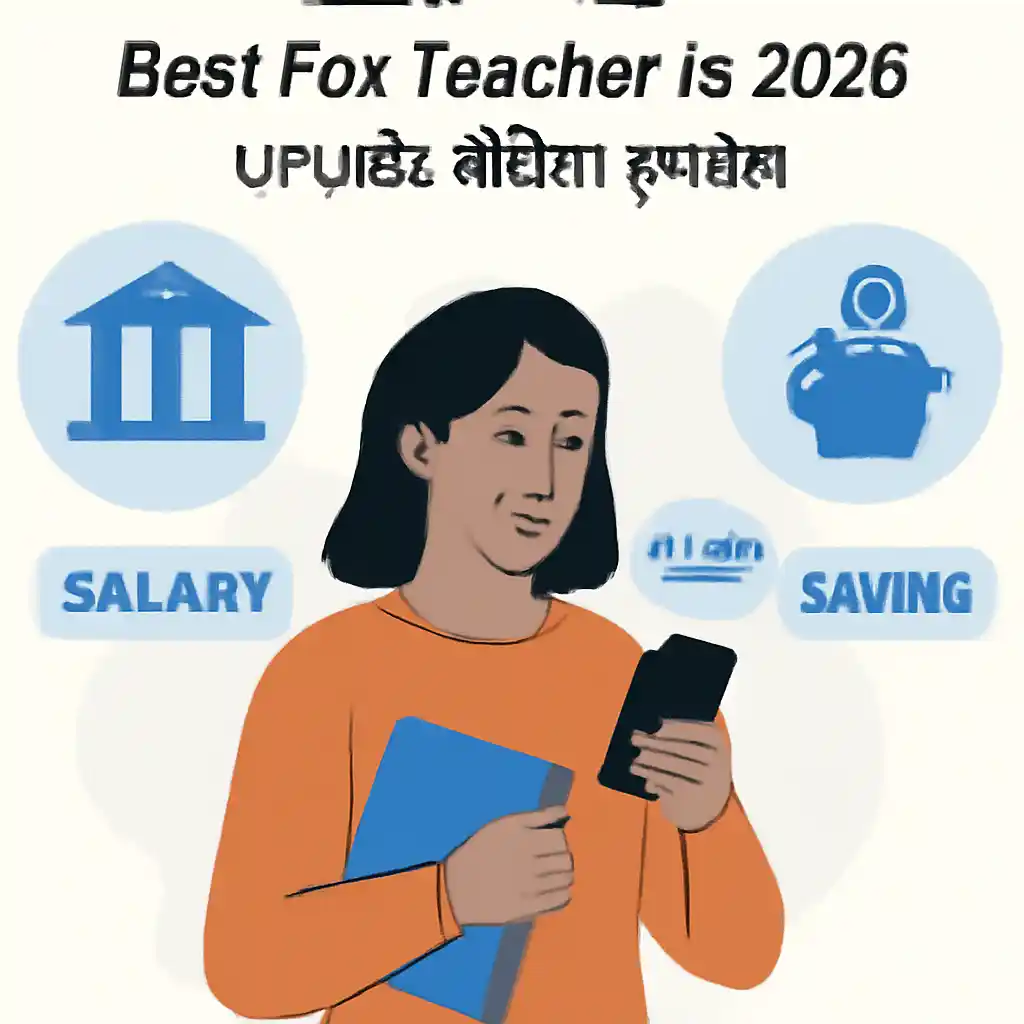 Salary Account VS Saving Account Best For Teacher In 2026 teacher using UPI and net banking with salary account