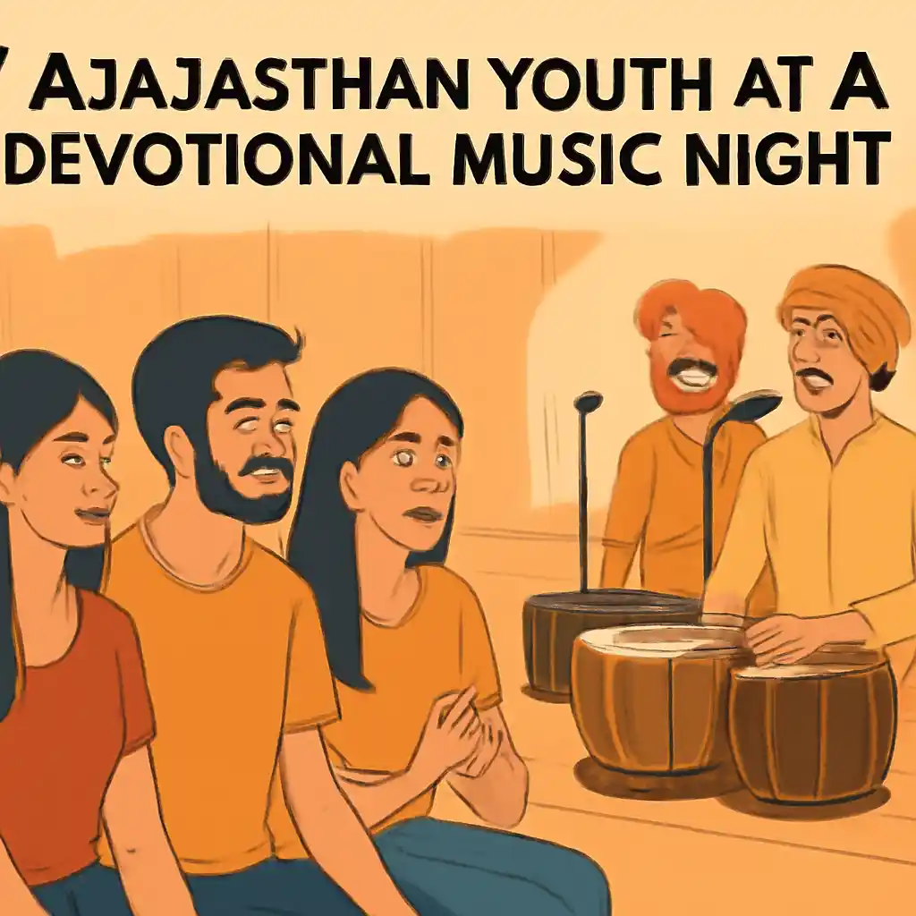 Aakhir Kya Hai Ye Bhajan Clubbing G Z Ki pehli Pasand Friends in Jaipur attending a devotional concert as a safe night out